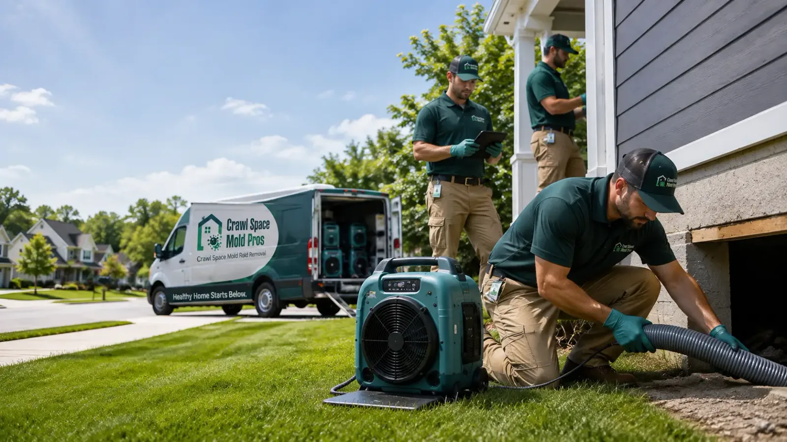 Crawl Space Mold Removal in Lemont, PA